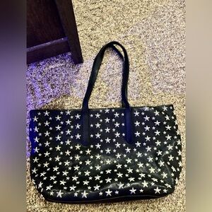 Jimmy choo Star Pattern Black Tote Bag